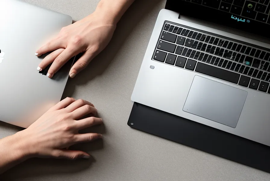 Nettoyage de données Excel : mains au clavier vérifiant l'espace invisible dans une cellule de formule